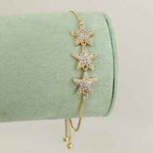 Bratara placata cu aur 14K BB738 - reglabila