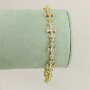 Bratara placata cu aur 14K BB734 - dimensiune 19 cm