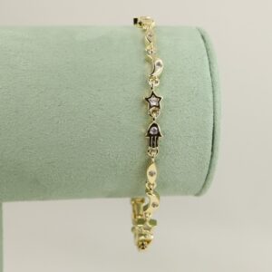 Bratara placata cu aur 14K BB730 - dimensiune 19 cm