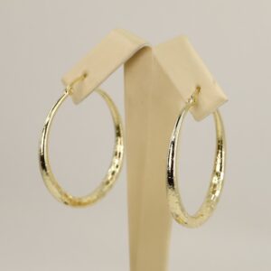 Cercei placati cu aur model CC189 - dimensiune 4 cm