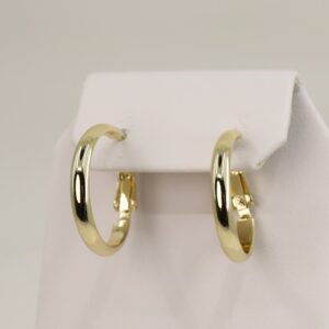 Cercei placati cu aur model CC159 - dimensiune 1,5 cm