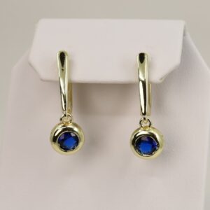 Cercei placati cu aur model CC156 - dimensiune 1,5 cm