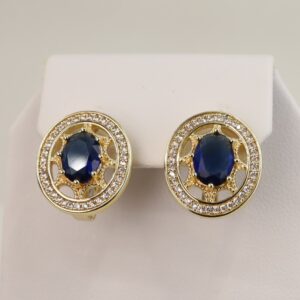 Cercei placati cu aur model CC174 - dimensiune 1,5 cm