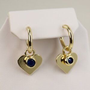 Cercei placati cu aur model CC200 - dimensiune 2,5 cm