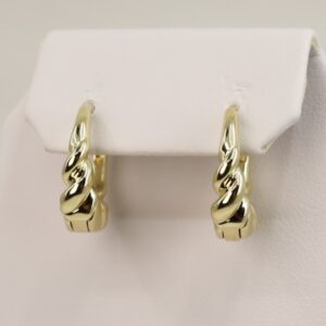 Cercei placati cu aur model CC192 - dimensiune 1,3 cm