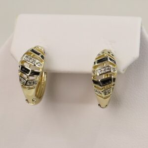 Cercei placati cu aur model CC170 - dimensiune 1,3 cm