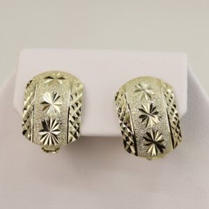 Cercei placati cu aur model CC178 - dimensiune 1,4 cm