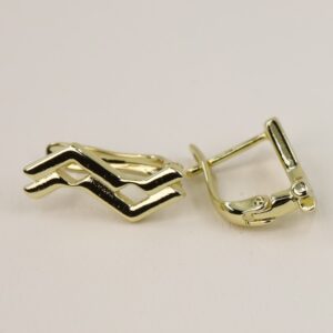 Cercei placati cu aur 14K model CJ210 - 1,4 cm