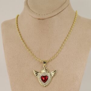 Lant cu pandativ placat cu aur 14K Model LL368 – 55 cm